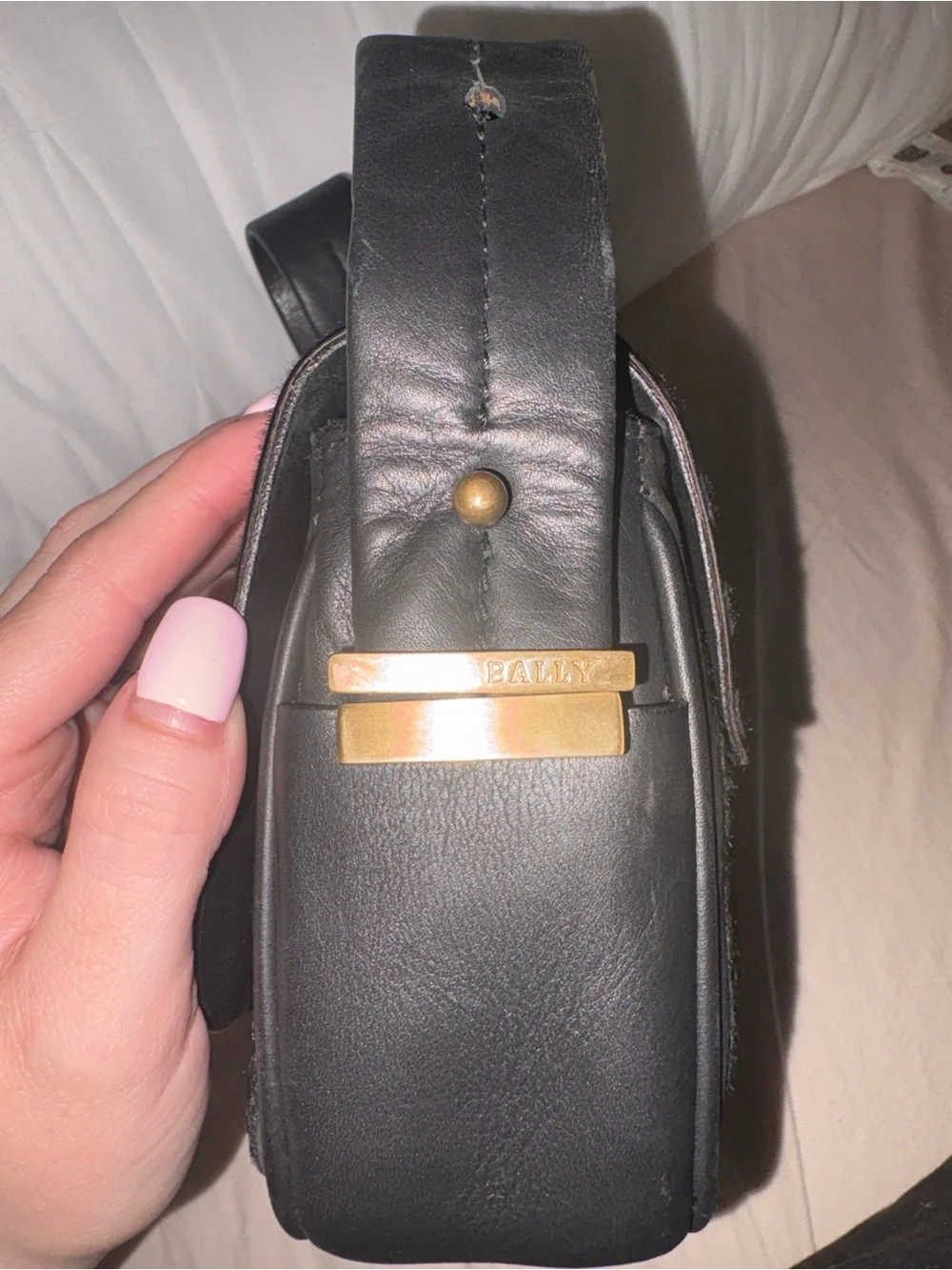 Bally vintage pony hair shoulder bag - Picture 6 of 7
